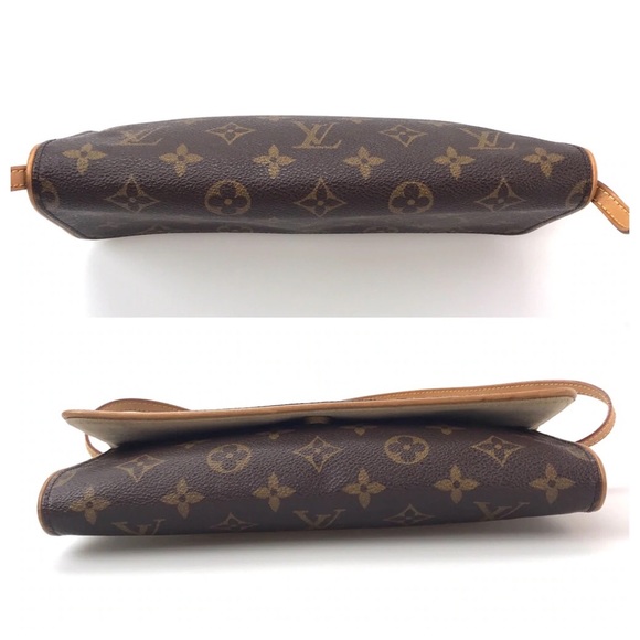 100% AUTHENTIC LOUIS VUITTON MONOGRAM POCHETTE TWIN GM - Picture 6 of 11